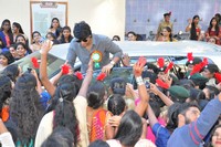 Manasuku Nachindi Movie Team at Kasturba Gandhi College